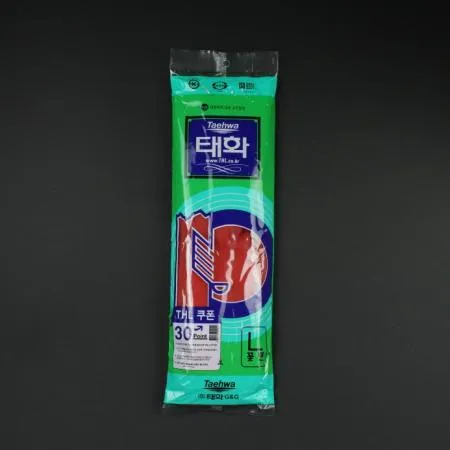 태화고무장갑 L 꽃밴 레드