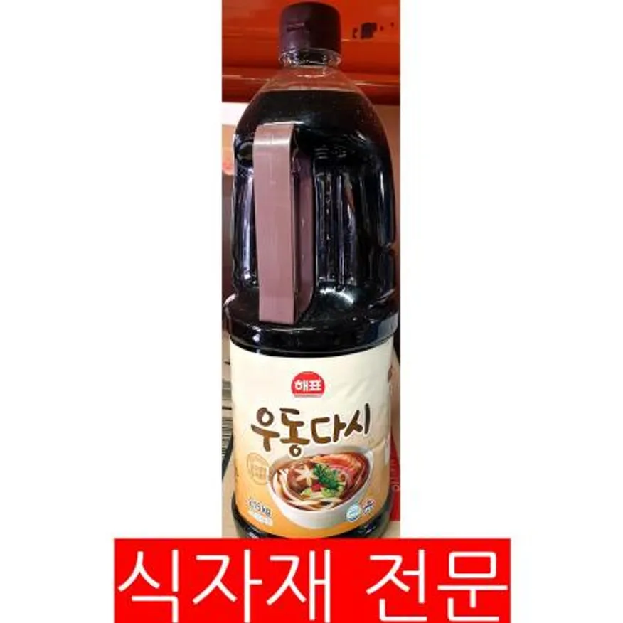 우동다시(사조해표 2.15K) 우동전문점 면요리식자재 일식육수 대용량육수 분식재료 우동국물 다시육수 일본식육수 이미지