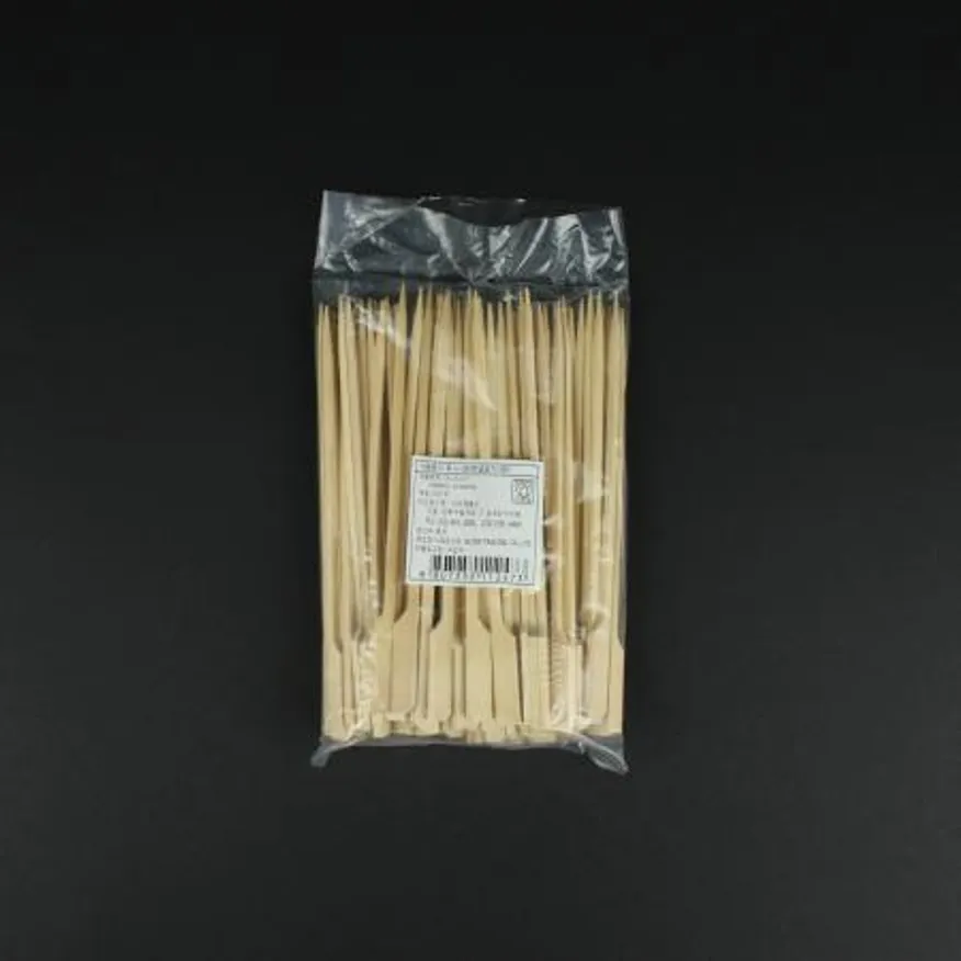 대관령- 손잡이 꼬지대 18cm 100개입 손잡이꼬지 꼬지 꼬치 업소용 대용량 나무꼬치 오뎅꼬치 분식점 일회용꼬치 이미지
