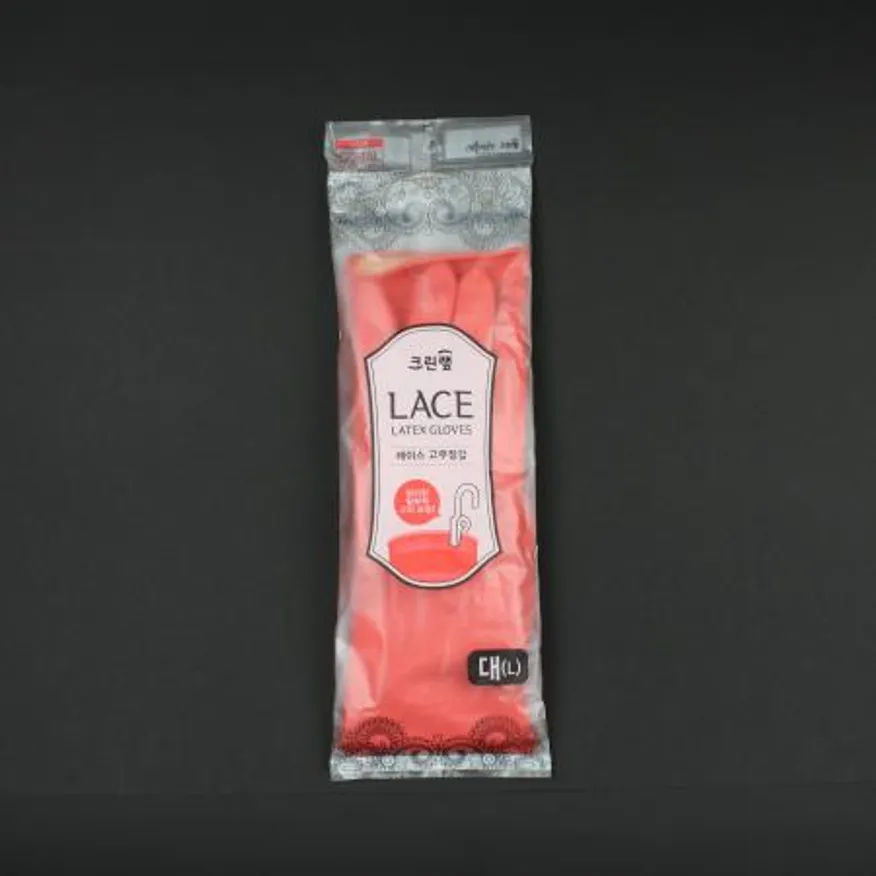 크린랩- 레이스고무장갑 코랄 대 이미지
