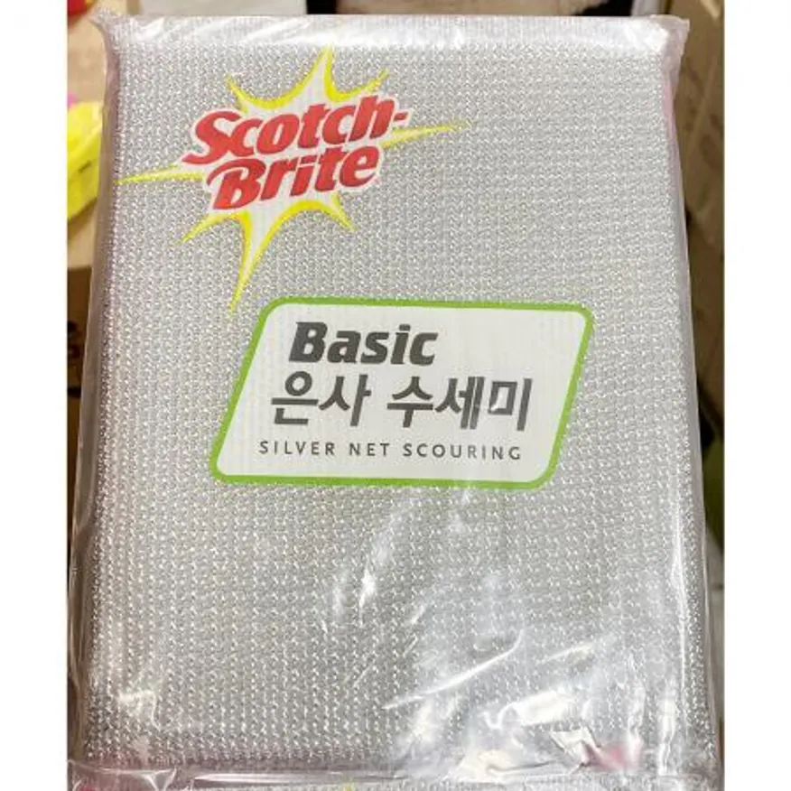 은사수세미(스카치 140x185 1P)X10개 식자재 업소용 대용량 개입 스카치 보틀클리너 보틀 매 은사수세미 무배 주방 아크릴펄프 이미지