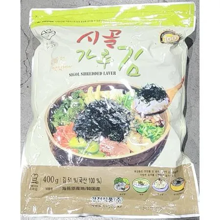 조미김가루(시골 400g) 김가루 가루김 김후레이크 업소용 식자재 대용량 주먹밥재료 김밥재료 밥반찬