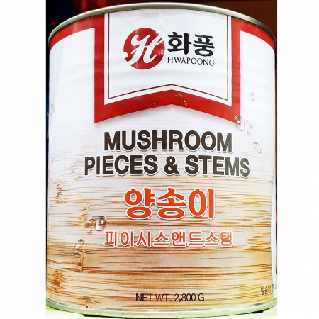 화풍 양송이 캔 2.8Kg 6개 식자재 업소용 대용량 화풍 명진무역 양송이 양송이캔 대용량 명진 반 슬라이스 대화엠피 이미지