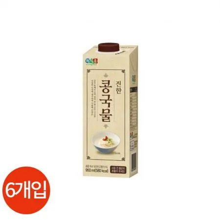 CL 정식품 진한 콩국물 950ml x 6개