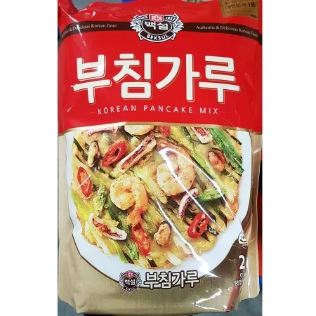 백설 부침가루 2Kg  6개 식자재 대용량 업소용 부침가루