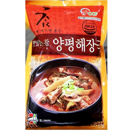 성일 양평해장국 600g 2개 식자재 업소용 대용량 성일 고향 즉석식품 자연깃든 양평해장국 양평 선지 이미지