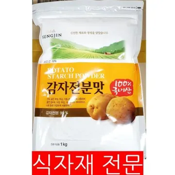 감자전분(성진 1K) 1개 식자재 업소용 대용량 맥선 감자전분 오토 뚜레반 성진 한식품 오뚜기