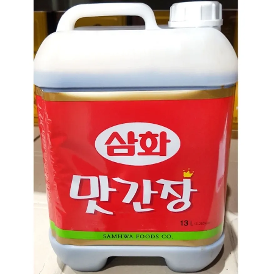 맛간장(삼화 13L) 1개 식자재 업소용 대용량 삼화 대용량 맛간장 홍일 홍일점 식자재 곰표 삼화식품 업소용 이미지