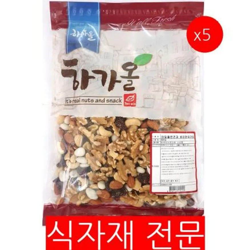 매일좋은견과베리앤요거트(800g) 5개 식자재 업소용 대용량 매일견과 매일좋은견과 매일 매일좋은 투윈상사 베리요거트 견과류 이미지
