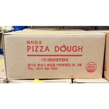 검은깨피자도우(해성 320g 45개) 식자재 업소용 대용량 검은깨 해성에프앤씨 팬 피자