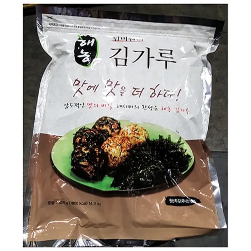 조미김가루(해농 400g) 1개 식자재 업소용 대용량 김가루 아기 가루김 지도표 하늘비 대용량 성경식품 생 원씨푸드 이미지