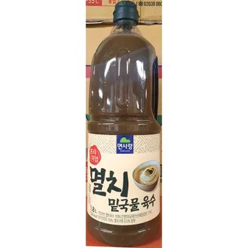 멸치육수(면사랑 프리미엄 1.8L) 1개 식자재 업소용 대용량 멸치 면사랑 다시 멸치육수 멸치국물 육수 어묵탕 첫맛