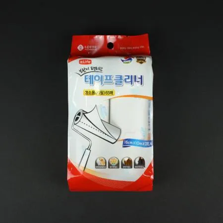 롯데-테이프크리너 리필 청소용 2개입 54매 리필테이프 청소용리필 먼지제거리필 바닥청소 카펫청소 청소용품 업소용 롤크리너리필 대용량리필