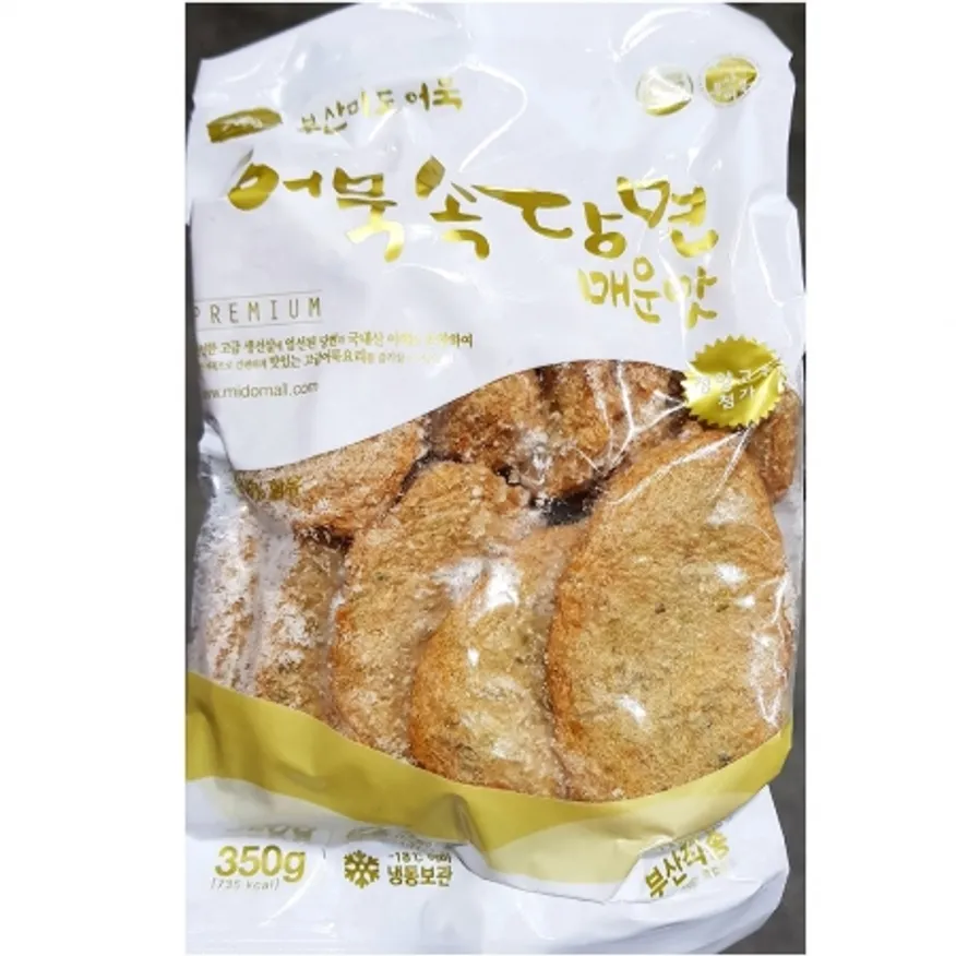 부산미도 매운맛 당면어묵 350g 4개 식자재 업소용 대용량 사계절 쌀떡볶기 간편야식 즉석 로제순한맛 미도 방촌시장떡볶이 이미지
