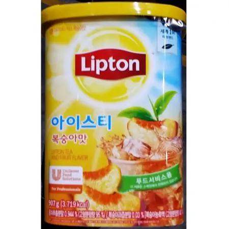 립톤 복숭아 아이스티 970g X12