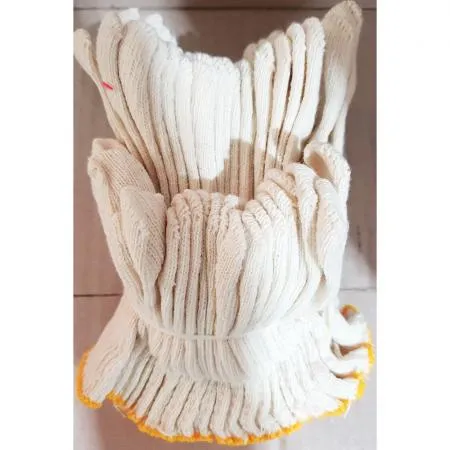 면장갑(노란색띠 10입) X30 목장갑 업소용장갑 식당장갑 작업장갑 대용량장갑 다용도장갑 산업용장갑 노란색띠장갑 면목장갑 이미지