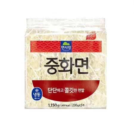 중화면 5인분 (230gX5개) 식자재 업소용 대용량 중화면 판매 쫄깃 짜장면 이미지