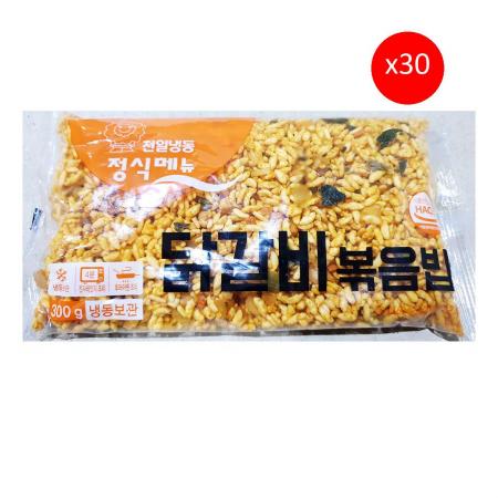 천일식품 닭갈비볶음밥(300g) 30개 식자재 업소용 대용량 천일식품 볶음밥 가오리무침 천일 야채볶음밥 볶음밥잘하는집 햄야채 냉동밥 야채 이미지