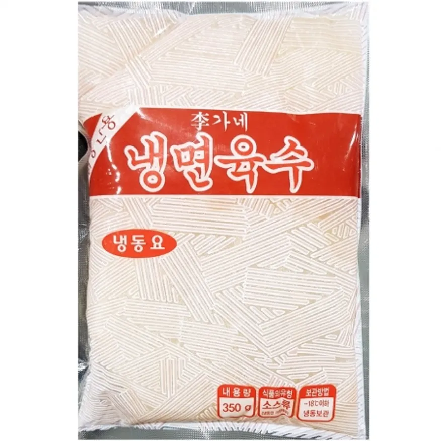 이가네 칡냉면육수 350g 30개 식자재 업소용 대용량 금성 하우촌 미식가 즉석식품 맛찬들 면사랑 엄지 삼보 냉면육수 이미지