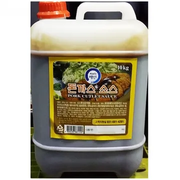 돈까스소스(해인 10K) 1개 식자재 업소용 대용량 돈까스소스 미담채 대상 해인 강산 하나 서해 돈까스양념 하나식품