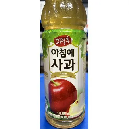 사과주스(아침에사과한개 1.5L) X12 식자재 업소용 대용량 마르티넬리 피크닉 후버 매일유업 남양 해태에이치티비 코스트코 돈시몬 서울에프엔비