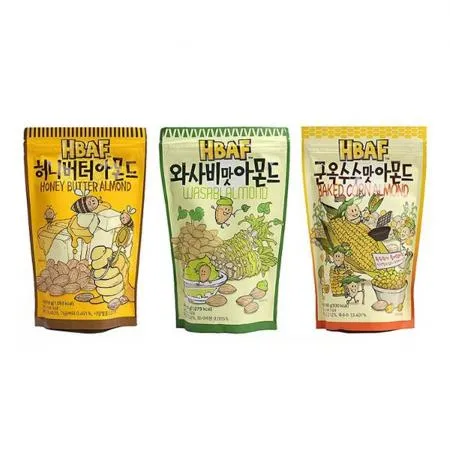 VB HBAF 바프 아몬드 190g 허니버터 1개 식자재 업소용 대용량 마른안주 아몬드 견과류 견과 이미지