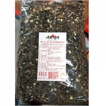 자스민차(대화 1Kg) 1개 식자재 업소용 대용량 자스민차 다농원 티메이드 모리용주차 다비앙 베트남 천향패 친환경 티백