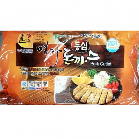 한맥 등심돈까스(100gx10) 1개 식자재 업소용 대용량 등심돈까스 식자재 명가 한맥 송림 프라임 돈까스 등심 즉석식품 이미지