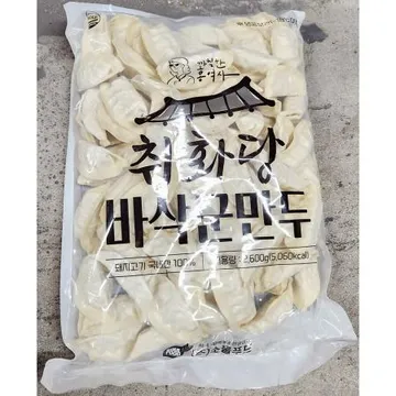 바삭군만두(까칠한 26g x100개입 2.6K) 식자재 업소용 대용량 바삭 김밥 군만두 포미락 고추잡채 튀김 사조오양 김밥나라 고기가득