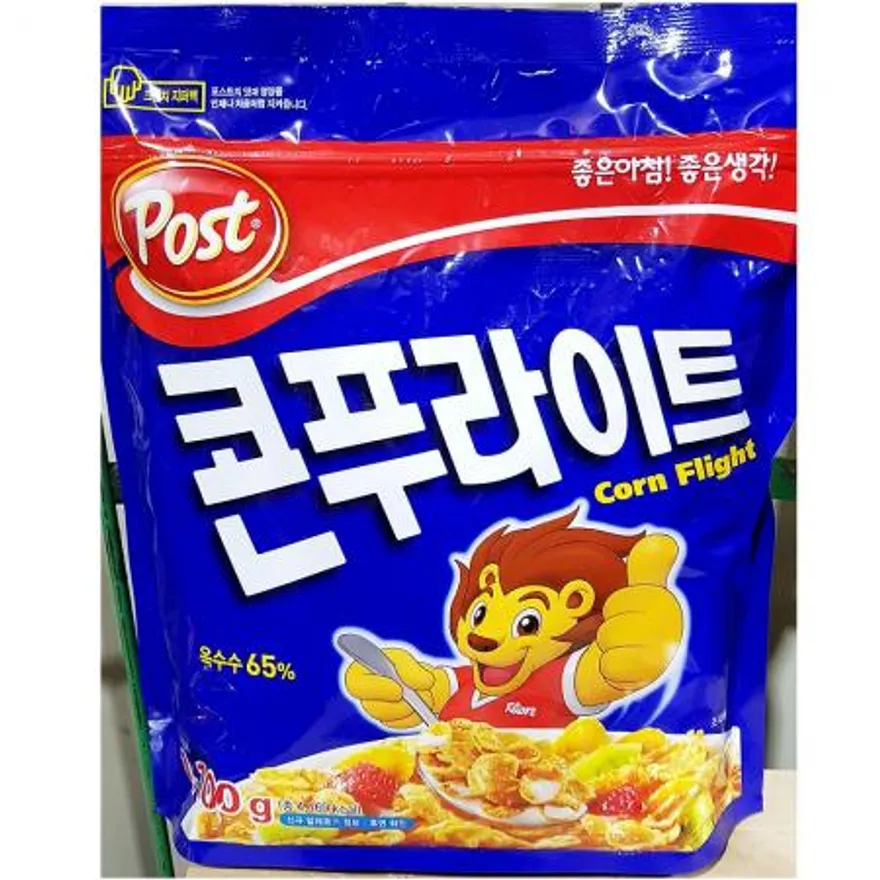 콘푸라이트(포스트 동서 1.1k)X6 포스트콘푸라이트 시리얼 시리얼대용량 급식메뉴 식자재 아침식사 간편식 콘푸레이크 곡물시리얼 이미지