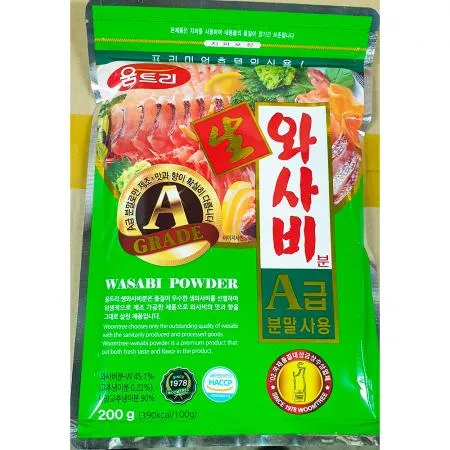 움트리 생와사비 200g X20 고추냉이 업소용 와사비 식자재 소스 일식재료 초밥재료 양념 회소스