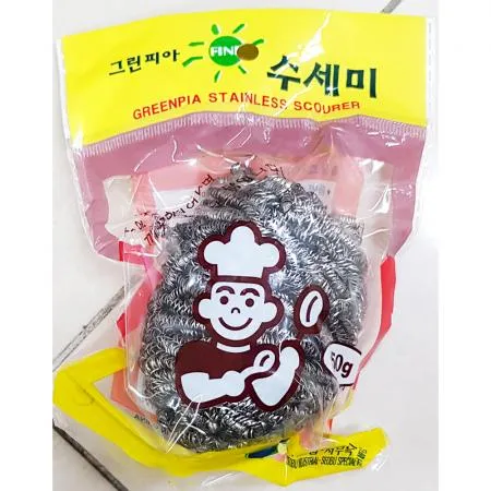철수세미(서부산업 50g) 스텐수세미 수세미 업소용수세미 냄비수세미 주방수세미 청소용수세미 세척솔 가정용수세미 위생수세미