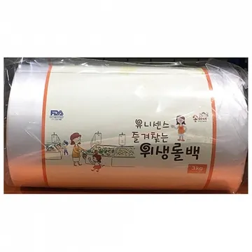 롤팩(25x35cm 유니) 6개 식자재 업소용 대용량 롤팩 롤백 제이큐 롤팩유니 정담아 롤비닐 일회용비밀