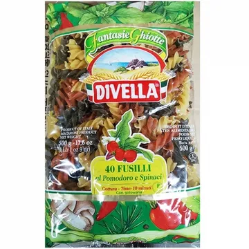 삼색푸실리(디벨라 500g) 1개 식자재 업소용 대용량 그라노로 디벨라 데체코 구스토라 푸실리 삼색푸실리 바로니아 이탈리아 유기농