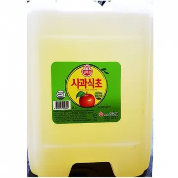 사과식초(오뚜기 18L) 1개 식자재 업소용 대용량 오뚜기 대용량 사과식초 대상 삼화 업소용 청정원 사과 음식점용
