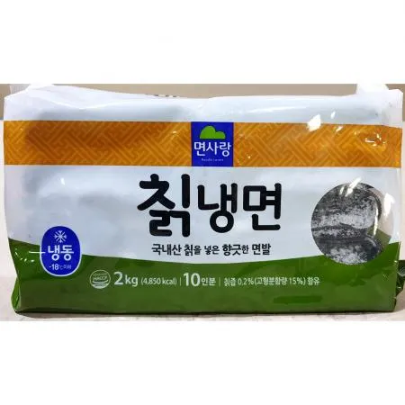 면사랑 칡냉면사리(200gx10)X6 냉면재료 식당용 업소용 여름별미 면류도매 냉면사리 냉면 면