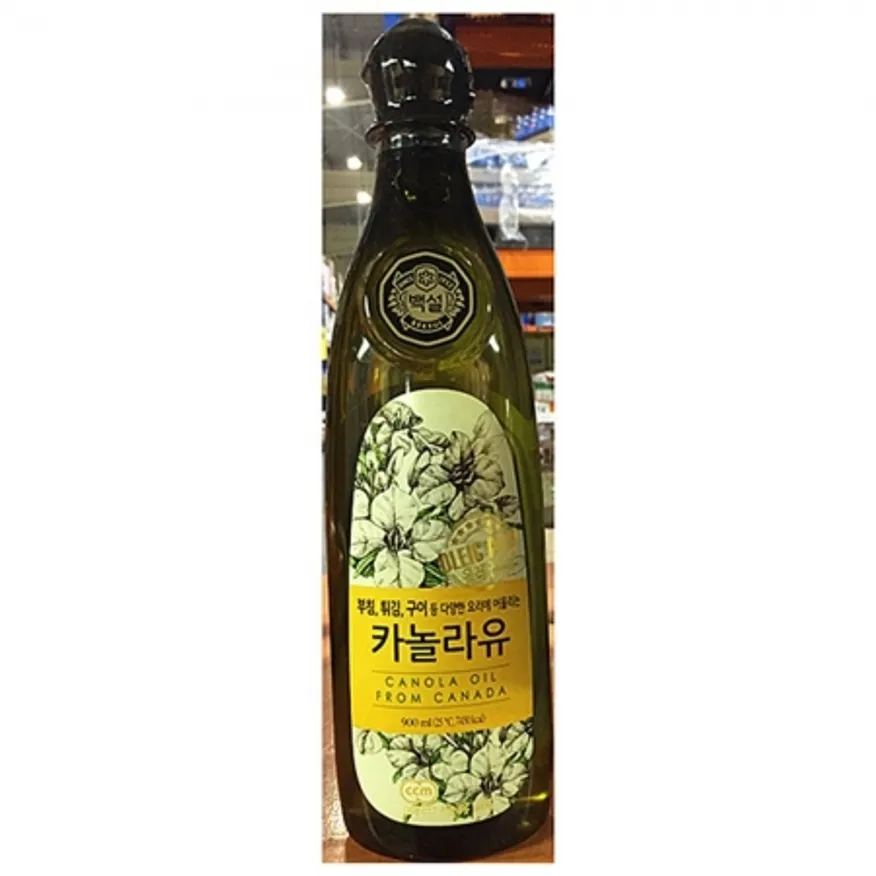 카놀라유 라이트(백설 0.9L) 12개 식자재 업소용 대용량 노브랜드 사조해표 백설 오뚜기 동원에프앤비 제일제당 칼로리기름 해표 코스트코 이미지