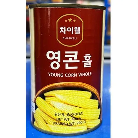 영콘(차이웰 400g) 1개 식자재 업소용 대용량 대화 화풍 대화엠피 영콘 명진 업소용 코끼리 용차 옥수수순 이미지