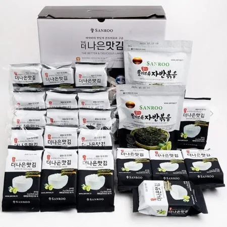 VB 조미김 도시락김 김자반 선물세트 광천김선물세트 1개 식자재 업소용 대용량 조미김 맛있는 김밥김 광천김 구운김 광천원김 깡통김 박향희김 광천