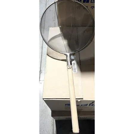 조리뜰채(탕용 스텐 1호 26CM) 1개 식자재 업소용 대용량 업소용 조리뜰채 조리 스텐 스텐망 플라스틱 국수 요리 수아 이미지