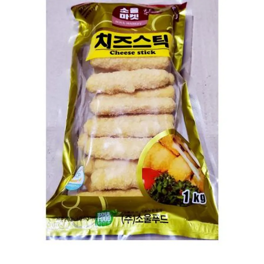 소울마켓 치즈스틱(1K) 업소용 식자재 대용량 분식재료 냉동식품 튀김 간식 냉동튀김 이미지