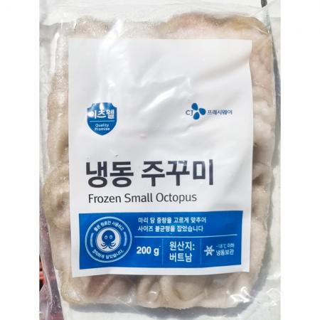 이츠웰 주꾸미 홀 6미 200g X10 냉동주꾸미 홀주꾸미 업소용주꾸미 대용량주꾸미 식당용주꾸미 주꾸미볶음 해산물 주꾸미도매