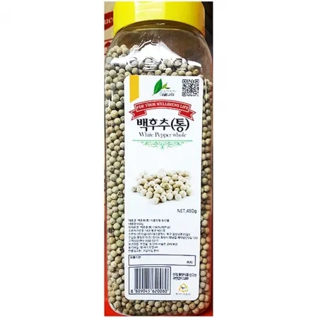 백후추(이슬나라 홀 450g) 1개 식자재 업소용 대용량 오토 백후추 맷돌표 후추분 흑 서원 풍전식품 금하 미드미푸드