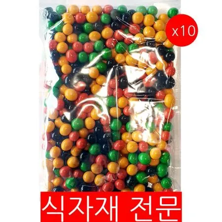 땅콩쵸코볼(1K) 10개 식자재 업소용 대용량 땅콩 땅콩초코볼 대용량 초코 진원 스톤 덴로쿠 마즈 맛있는