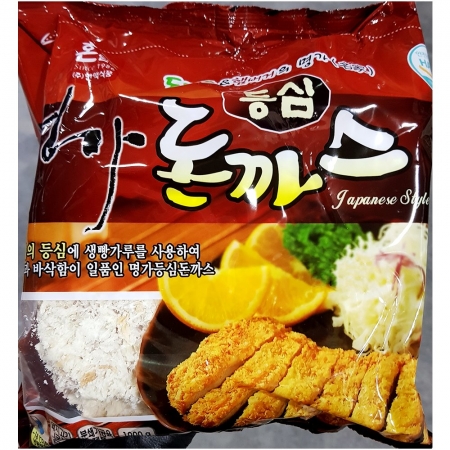 한맥 명가등심돈까스(200gx5) 1개 식자재 업소용 대용량 등심돈까스 식자재 명가 한맥 송림 프라임 돈까스 등심 즉석식품 이미지