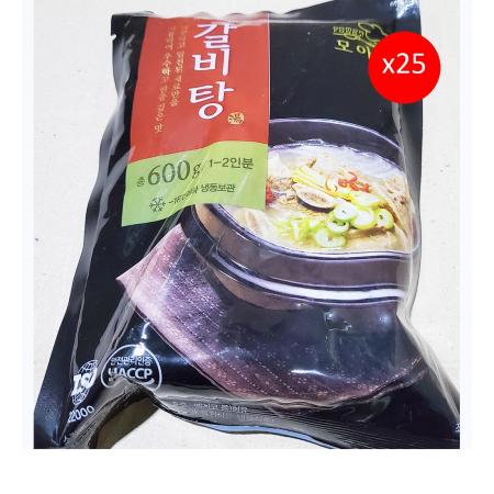 갈비탕(다모아 600g) 25개 식자재 업소용 대용량 복만네 갈비탕 삼보 진한 고향 옛맛 우거지갈비탕 식자재 탕류 이미지