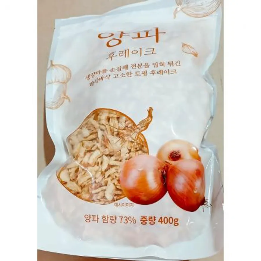 양파후레이크(신슈 400g) 양파 건조양파 양파칩 토핑재료 식자재 업소용 대용량 요리재료 스프재료 이미지
