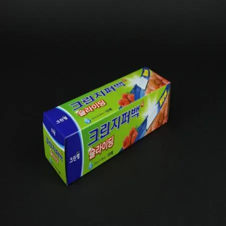 크린랲- 슬라이딩지퍼백 소 15매 1개 식자재 업소용 대용량 크린랲 크린랩 벌크 일회용지퍼백 지퍼 이미지