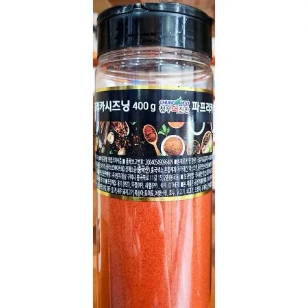 파프리카시즈닝(청우 400g) 12개 식자재 업소용 대용량 은진 신영 파프리카시즈닝 로즈마리분 은진물산 청우 이슬나라 파프리카 오너클랜 이미지