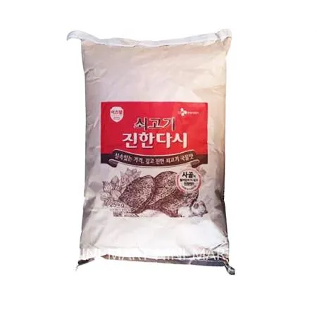 쇠고기 진한다시(이츠웰 25K) 1개 식자재 업소용 대용량 냉동 솔방울오징어 생새우살 대용량사탕 서해안 멜로 유니온트리 냉동쭈꾸미 맛고을 이미지